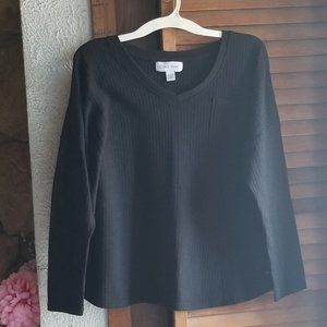 Calvin Klein drop shoulder v-neck sweater size XL